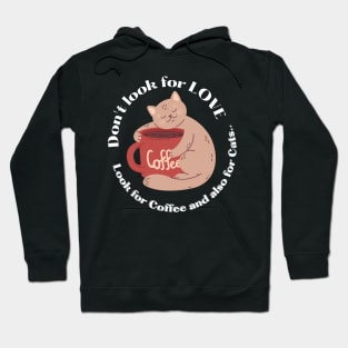 Love coffee and cat Hoodie